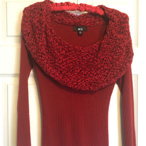 BCX Slim Cowl Neck Sweater, Like New